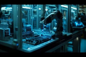 robotic arm in aseptic processing isolator