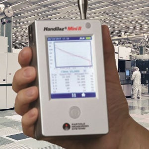 Handheld air Particle Counter Benefits Handilaz Mini II