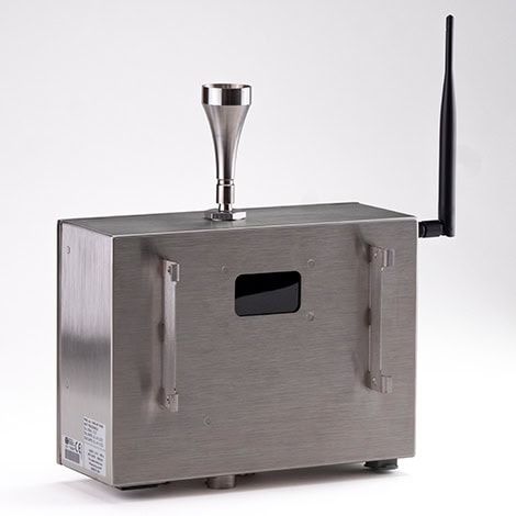 remote particle counter back isoair pro plus